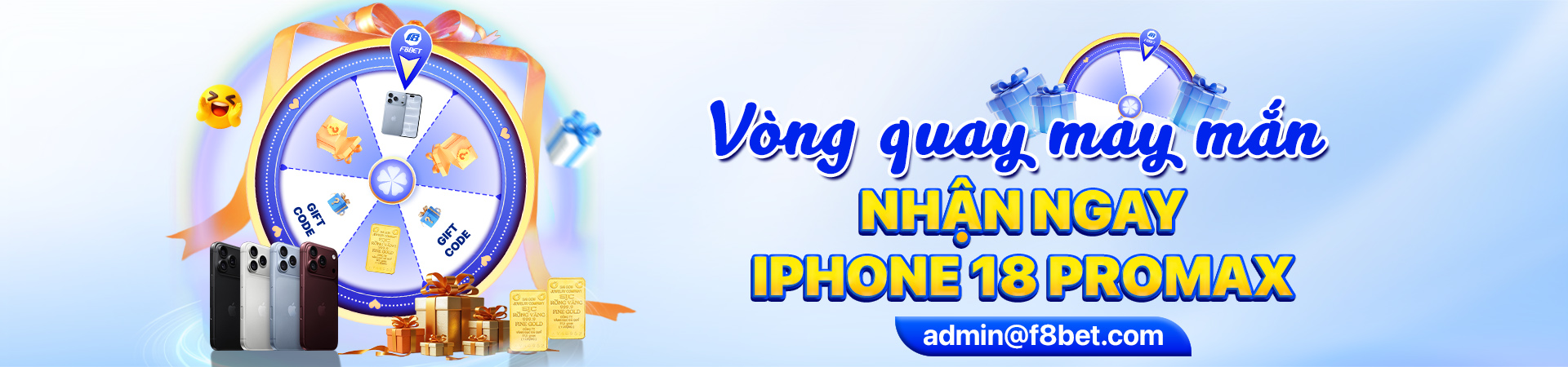 sự kiện vòng quay trúng thưởng tại f8bet casino